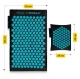4FIZJO ECO Acupressure Mat with Pillow and Bag, Black/Blue