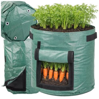 43L Garden Grow Bag for Potatoes and Vegetables DIVO, Green