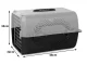 Grey Pet Carrier, 48x32x30 cm