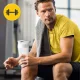 4FIZJO ULTRA sportinė gertuvė-plaktuvė 700 ml, balta