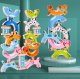 Wooden Balancing Dogs Stacking Game Dexterity Toy Jhtoy-637
