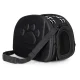 Large Petsi Travel Pet Carrier for Cats and Dogs, Black