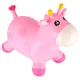 Kids Rubber Bouncy Toy with Pump, Pink Giraffe