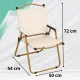 Folding Metal Garden Chair for Patio and Balcony, Portable Camping Chair