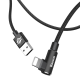 Baseus MVP Elbow USB / Apple Iphone Lightning Data Charging Cable 2A 1m, Black