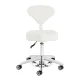 Azzurro 156-F Bump-Up Cosmetic Stool, White