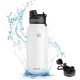 Rockbros Thermal Bicycle Bottle 550 ml, White