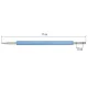 Lower Trampoline Pole for 140 cm (4.5 ft) Outer Net Neo-Sport, Blue