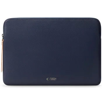 Tech-Protect Fleece Laptop Sleeve 15-16", Navy Blue