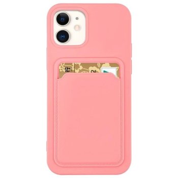 Samsung Galaxy S20+ Plus (SM-G985F/DS) Silicone Wallet Card Case, Pink