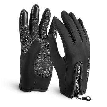 4FIZJO Touchscreen Thermoactive Running Gloves L, Black