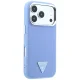 Guess Grained Triangle Logo MagSafe Case for Apple iPhone 18 Pro / 17 Pro, Blue