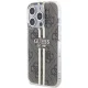 Guess IML 4G Gold Stripe case for iPhone 15 Pro Max - brown
