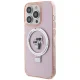 Karl Lagerfeld iPhone 15 Pro Max Case Ring Stand Karl & Choupette MagSafe, Pink