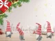 Christmas Gnome, Grey, 38 cm