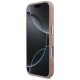 Guess Fixed Glitter Big 4G Metal Frame Phone Case Cover iPhone 17 Pro - Pink