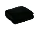 Warm Fleece Blanket with Sleeves, 138x180 cm, Black