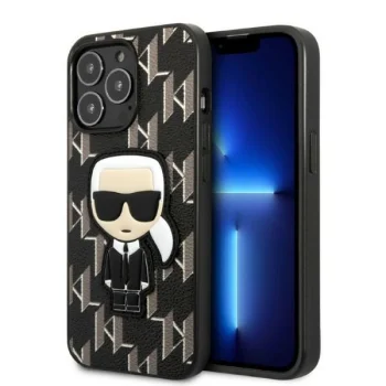 Karl Lagerfeld Monogram Ikonik Patch Case for iPhone 13 / 13 Pro Black