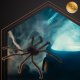 Ruhhy 50cm Large Artificial Spider for Halloween, Black