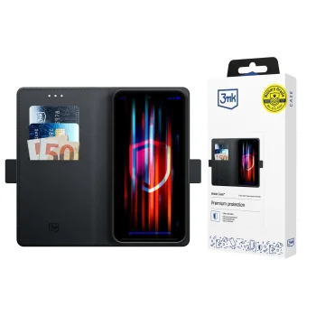 3mk Wallet Case for Samsung Galaxy A17 5G - Black