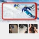 Samsung Galaxy A73 Case Hybrid Armor Clear 3 in 1, Red