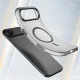 Magnetic Abrasive iPhone 17 Air Case with MagSafe Support, Matte Black