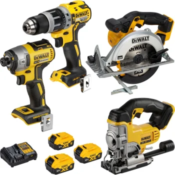 DeWalt DCK551P3T-QW 18V XR Cordless 5-Piece Tool Kit with 3x 5.0Ah Batteries