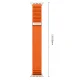 Tech-Protect NylonLoop strap for Apple Watch 44/45/46/49 mm, orange