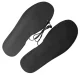 Heated shoe insoles with USB cable, black