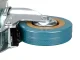 Swivel Caster Wheel with Brake (4 inch / 100mm), Metal/Plastic, Blue