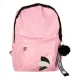 Single-Compartment Youth School Backpack, Pink
