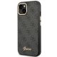 Чехол Guess 4G Vintage Gold Logo для iPhone 14 Plus - Черный