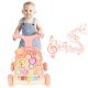 Musical Baby Push and Pull Walker with Table, 36x40x43 cm