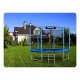 Neo-Sport Garden Trampoline 183 cm (6ft) with Outer Net and Ladder