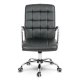 Sofotel Benton Ergonomic Leather Office Chair, Black