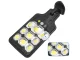 Outdoor Solar COB LED Street Lamp with Motion Sensor and Remote, Black