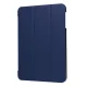 Samsung Galaxy Tab S3 9.7\" (T820/T825) Trifold Stand PU Leather Hard Protective Cover Case, Blue