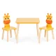 Ecotoys 6162 Kids Furniture Set: Table & 2 Chairs, Giraffe