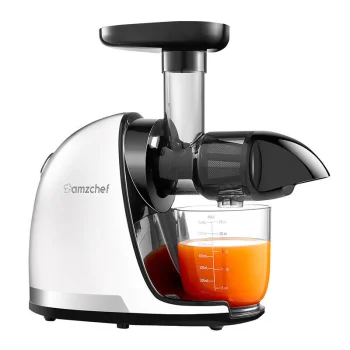 Amzchef 1501-WT Slow Juicer, White