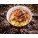 Berdsen Enameled Cast Iron Campfire Cauldron, 11L