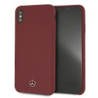 Mercedes iPhone Xs Max Case Silicone Line, Red