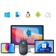 Ugreen MU102 FUN+ Wireless Mouse Bluetooth / 2.4 GHz Black