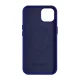 iCarer Leather Case for iPhone 14 Plus with MagSafe WMI14220711-DB, Dark Blue