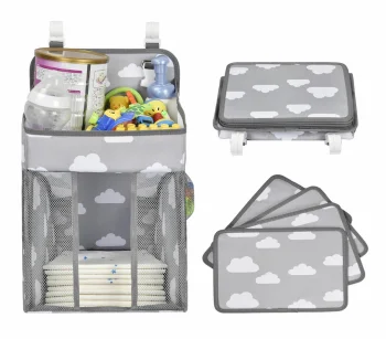 Baby Crib Organizer, Grey