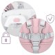 Ricokids Tulo Adjustable Folding High Chair, pink