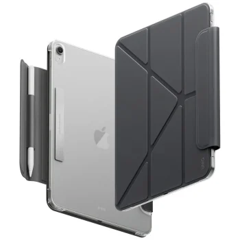 Planšetinio kompiuterio dėklas Uniq Camden Lite, skirtas iPad Air 11" (2024–2026), pilkas