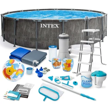 Intex 26742 Frame Pool Set, 457 x 122 cm, with Filter Pump and Accessories