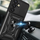 Hybrid Armor Camshield Case for Xiaomi 15 5G with Camera Cover, Black