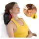4FIZJO SHIATSU ULTRA+ Heated Neck Massage Cushion Pillow Body Massager, Black