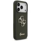 Guess iPhone 17 Pro Max Case Silicone Big 4G Script, Khaki